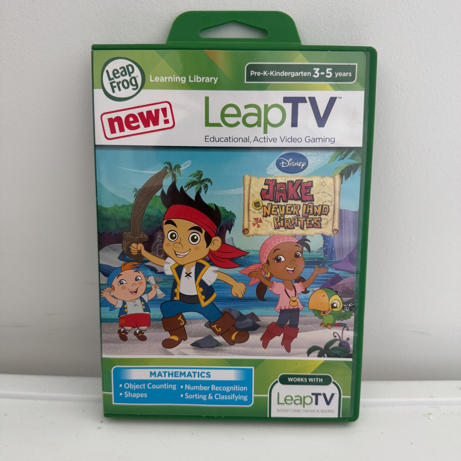 Leap Frog LeapTV Video Game Disney Jake The Neverland Pirates Great Condition