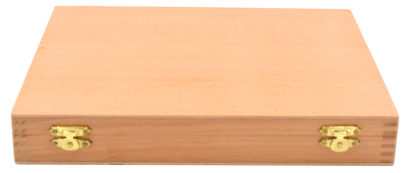 Wooden Slide Box for 100 slides, with Latches- Fits 75x25mm Slides