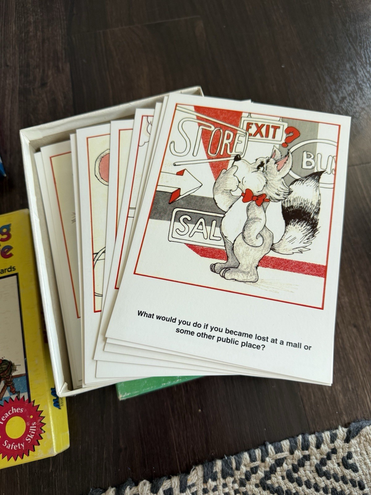 Vtg Awareness Series Safety Flash Cards PlayED Games & Media Materials Manners