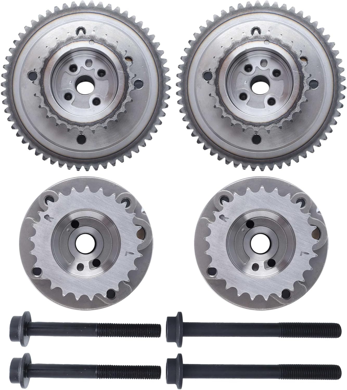 Intake Exhaust Timing Camshaft Sprocket VVT Cam Phaser 4Pcs Compatible with F150