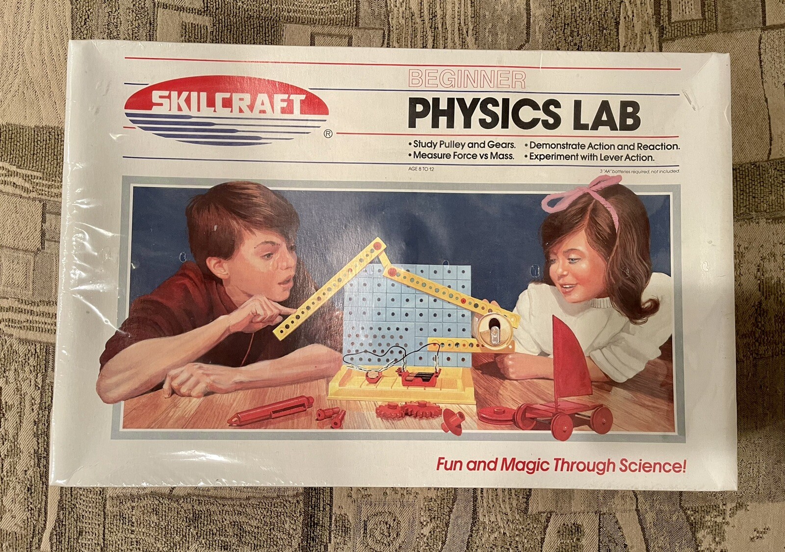 Sealed Vintage 1985 Skilcraft Beginner Physics Lab Education Set Brand New