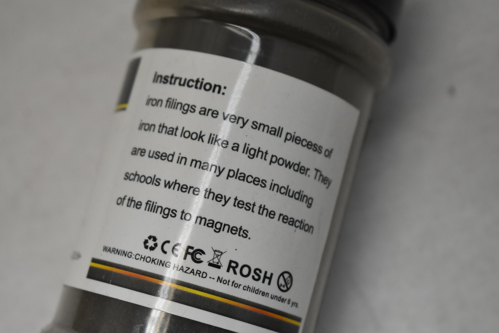 AOMAG Magnetic Science Iron Filings 13oz Lot 2 Bottles Ages 6+ STEM Lab Set