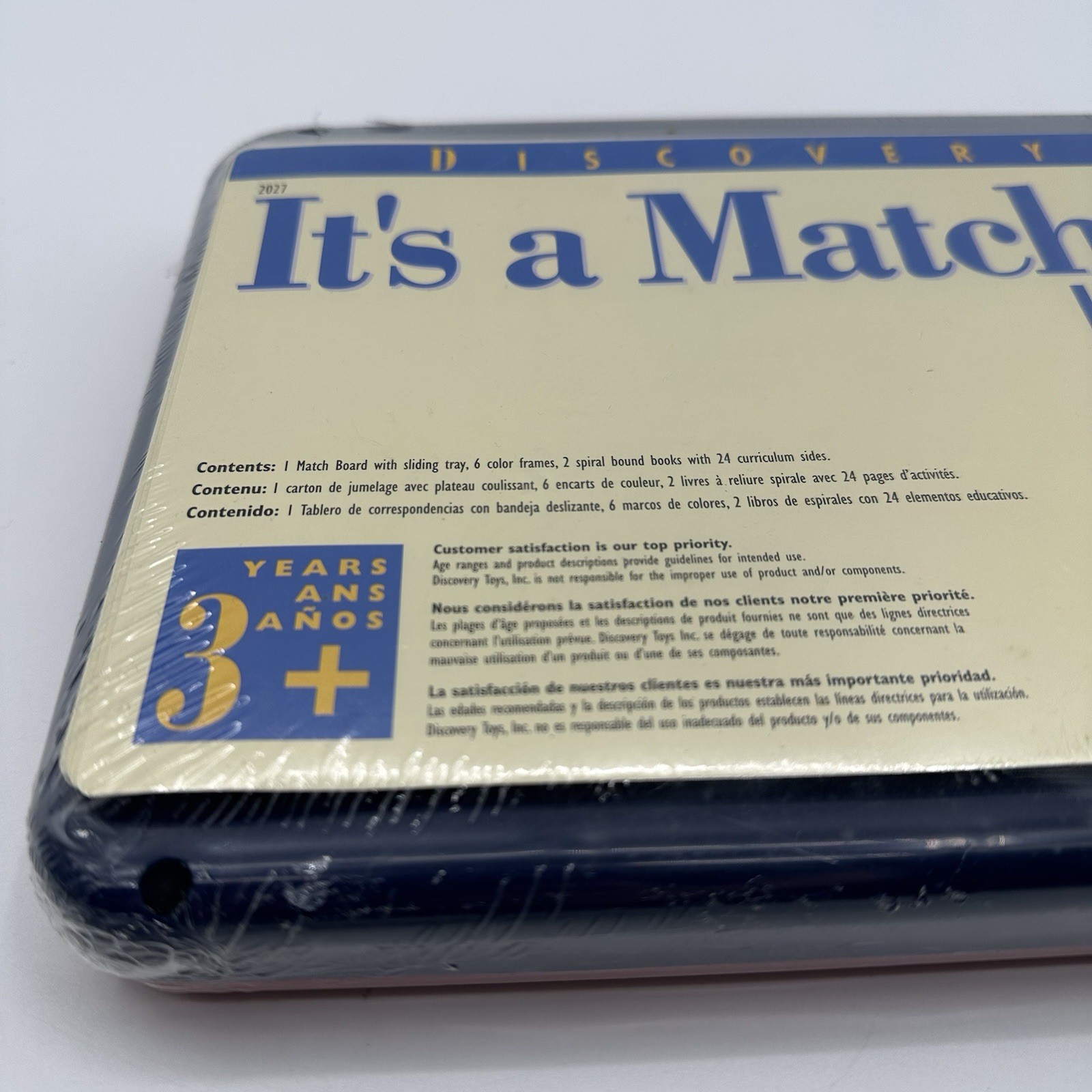 Discovery Toys It’s A Match Level 1 Educational Toy Brand New Sealed Small Rip