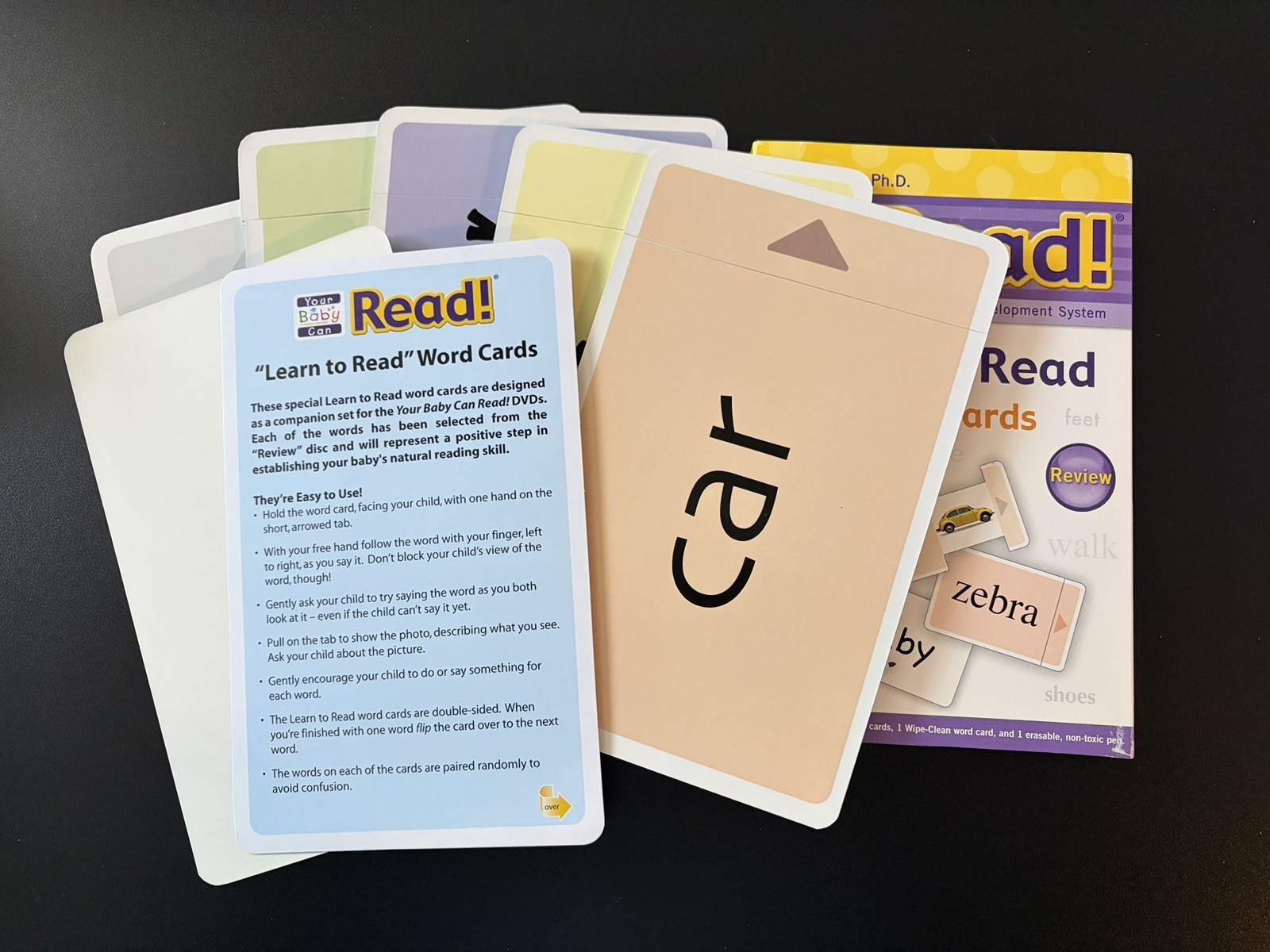 ROBERT TITZER PHD YOUR BABY CAN READ EARLY LANGUAGE DEVELOPMENT LOT CARDS BOOKS