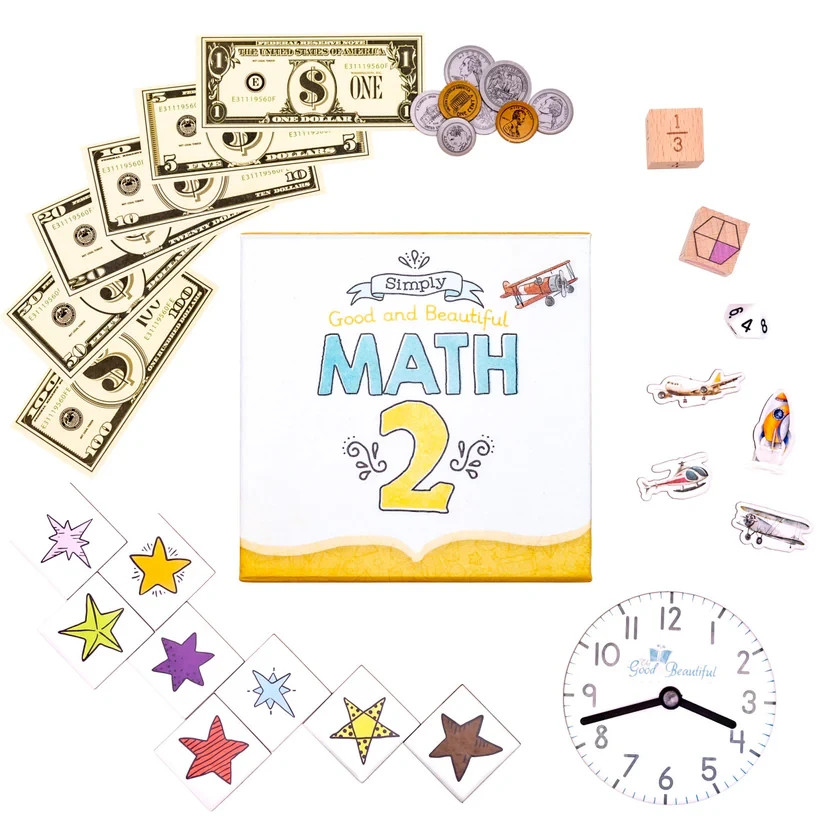The Good and the Beautiful MATH BOX 2 Manipulatives Set