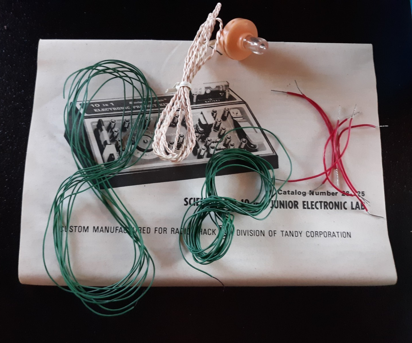 10 In 1 Science Fair Jr Electronic Lab Kit Science Fair, Boxed, With Manual 1972
