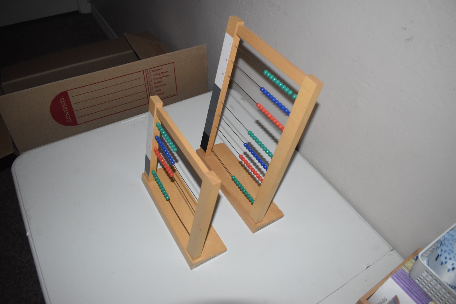 Large and Small Bead Frame-Montessori Educational Materials Learning Tools