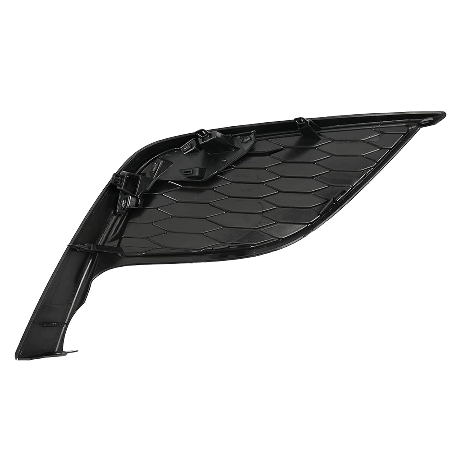 Left Side Front Fog Light Bezel Glossy Black Trim Cover Ring Housing