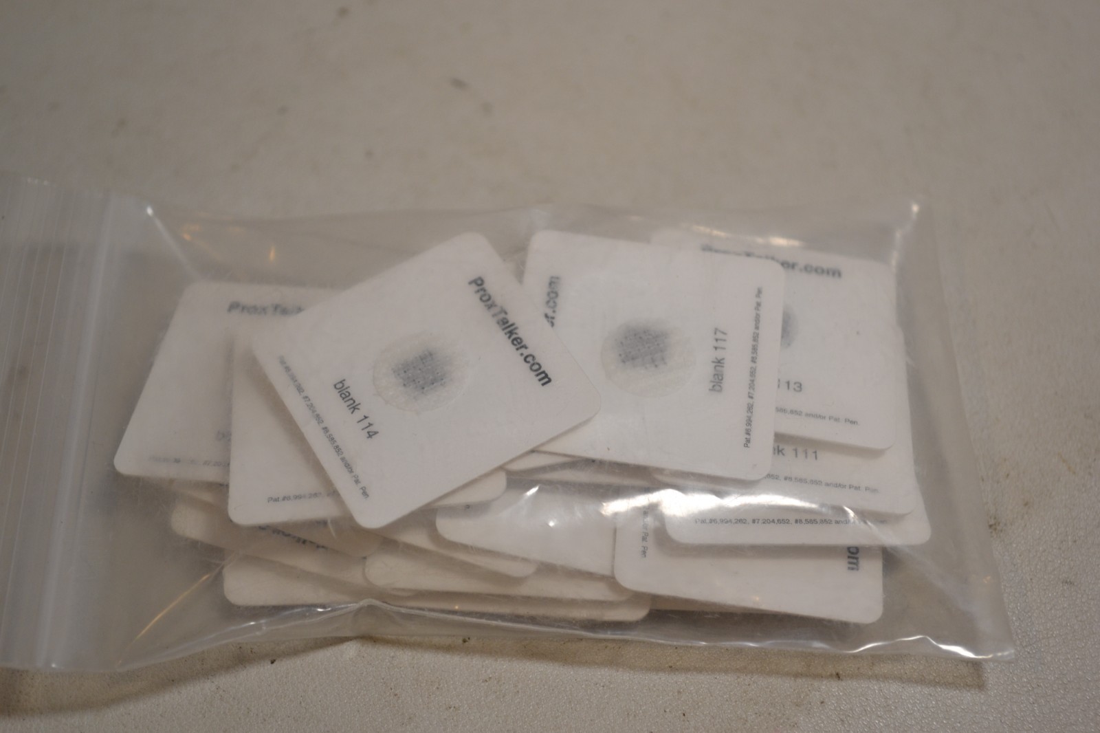 GENUINE ProxTalker Blanks 101-120