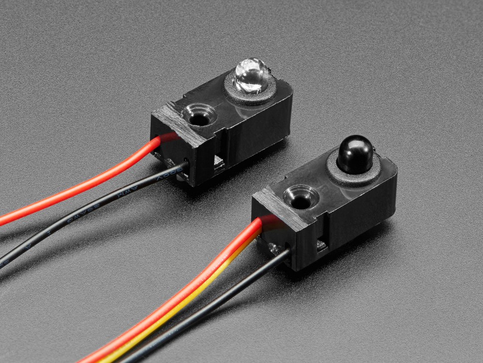 [Adafruit ADA-2168] IR Break Beam Sensor with Premium Wire Header Ends – 5mm LED