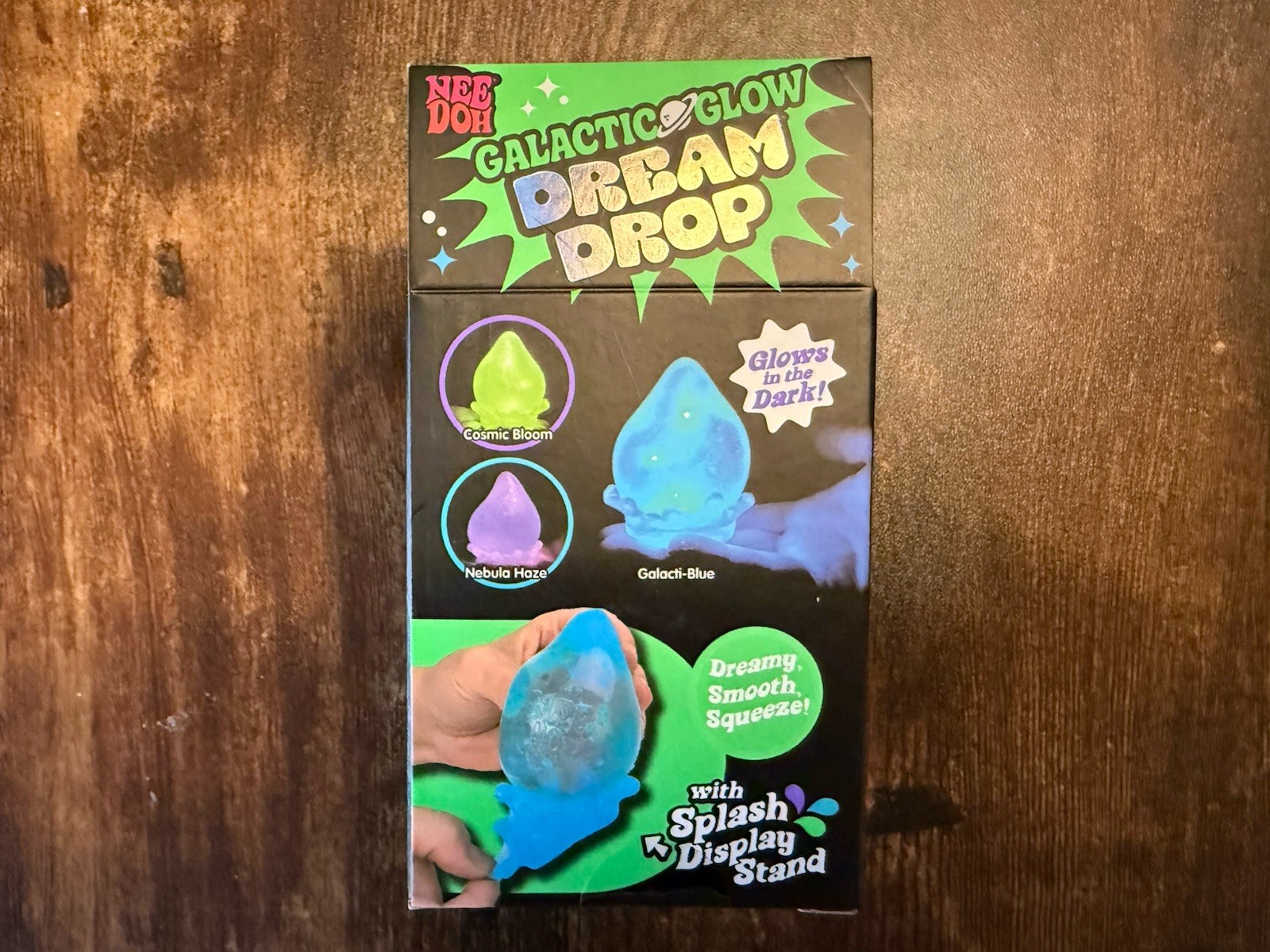 NeeDoh GALACTIC GLOW DREAM DROP (GREEN) – Glow In The Dark – SEALED/ BRAND NEW‼️