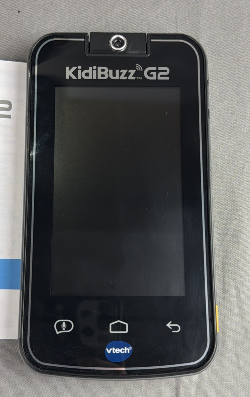 KidiBuzz G2 VTech KidiCom Chat Camera Smart Device Black Model 1866 w Charger