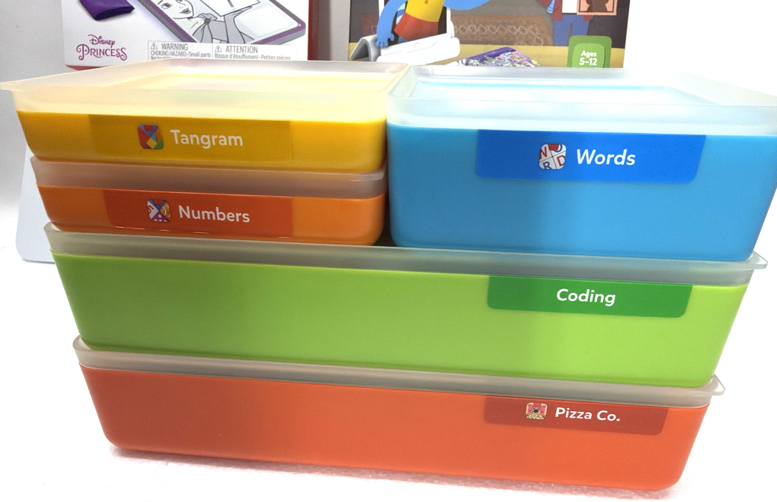 Osmo Lot Includes Everything In Pics Words 2 Bases Tangram Pizza Numbers Coding