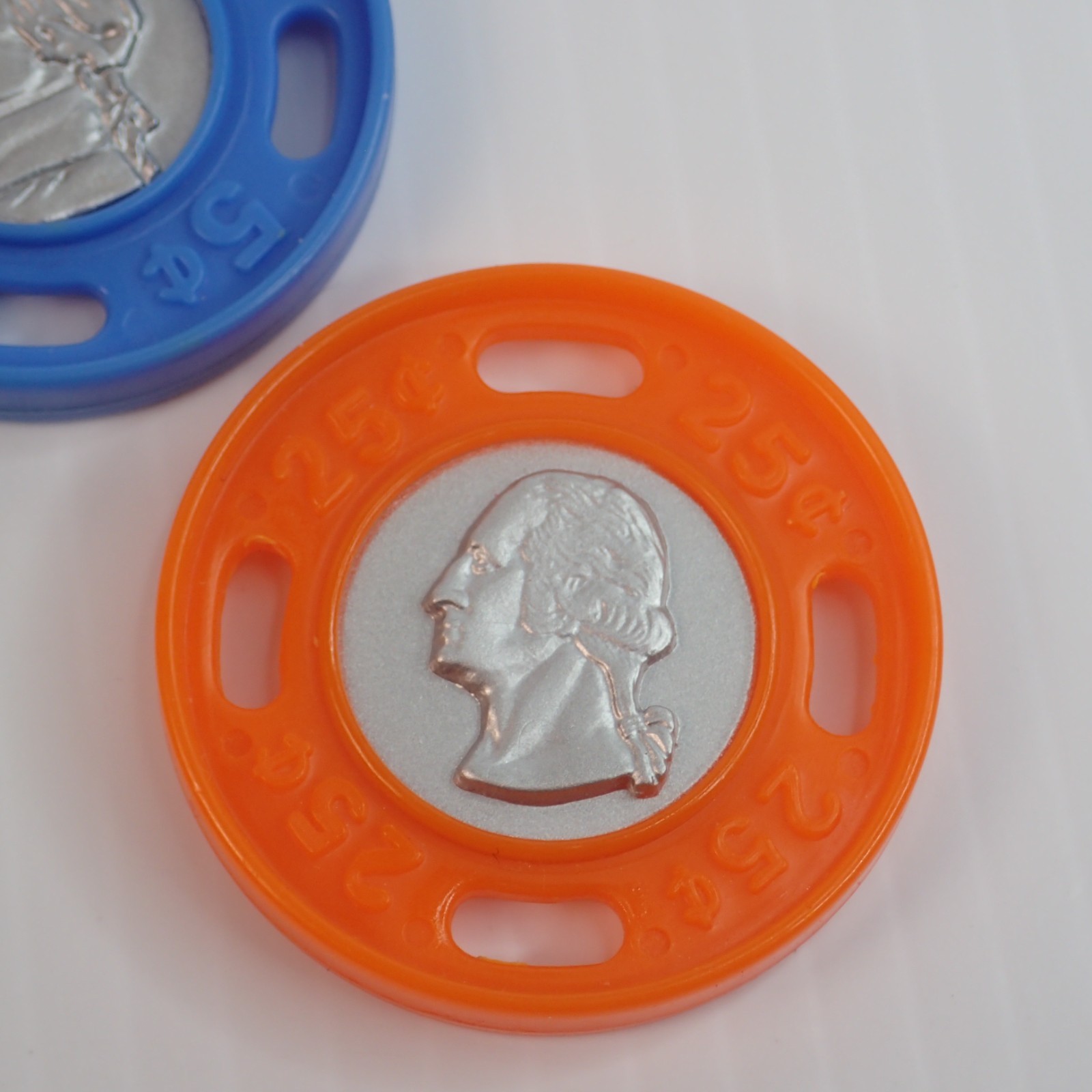 Vintage LeapFrog Pretend & Learn Cash Register from 2003 REPLACEMENT COINS Lot