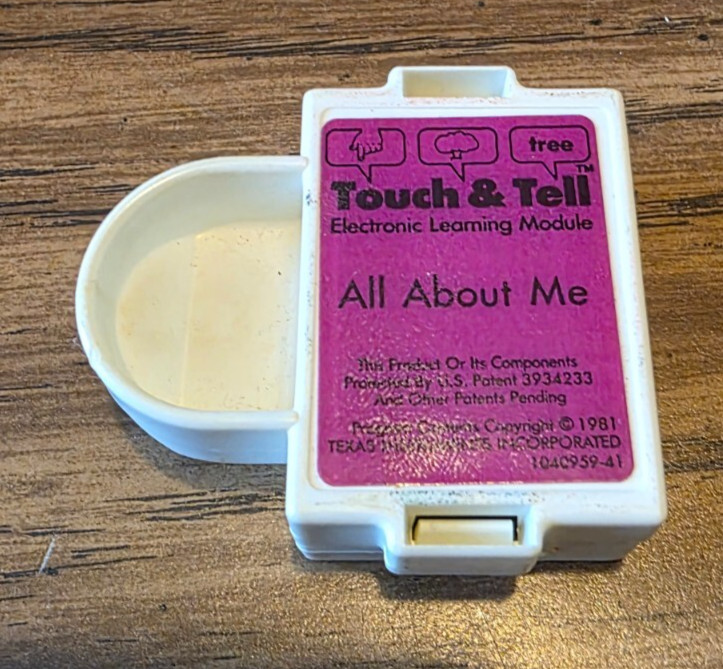 Texas Instrument Vintage 1980’s “Touch & Tell” Learning Device plus 3- Panels