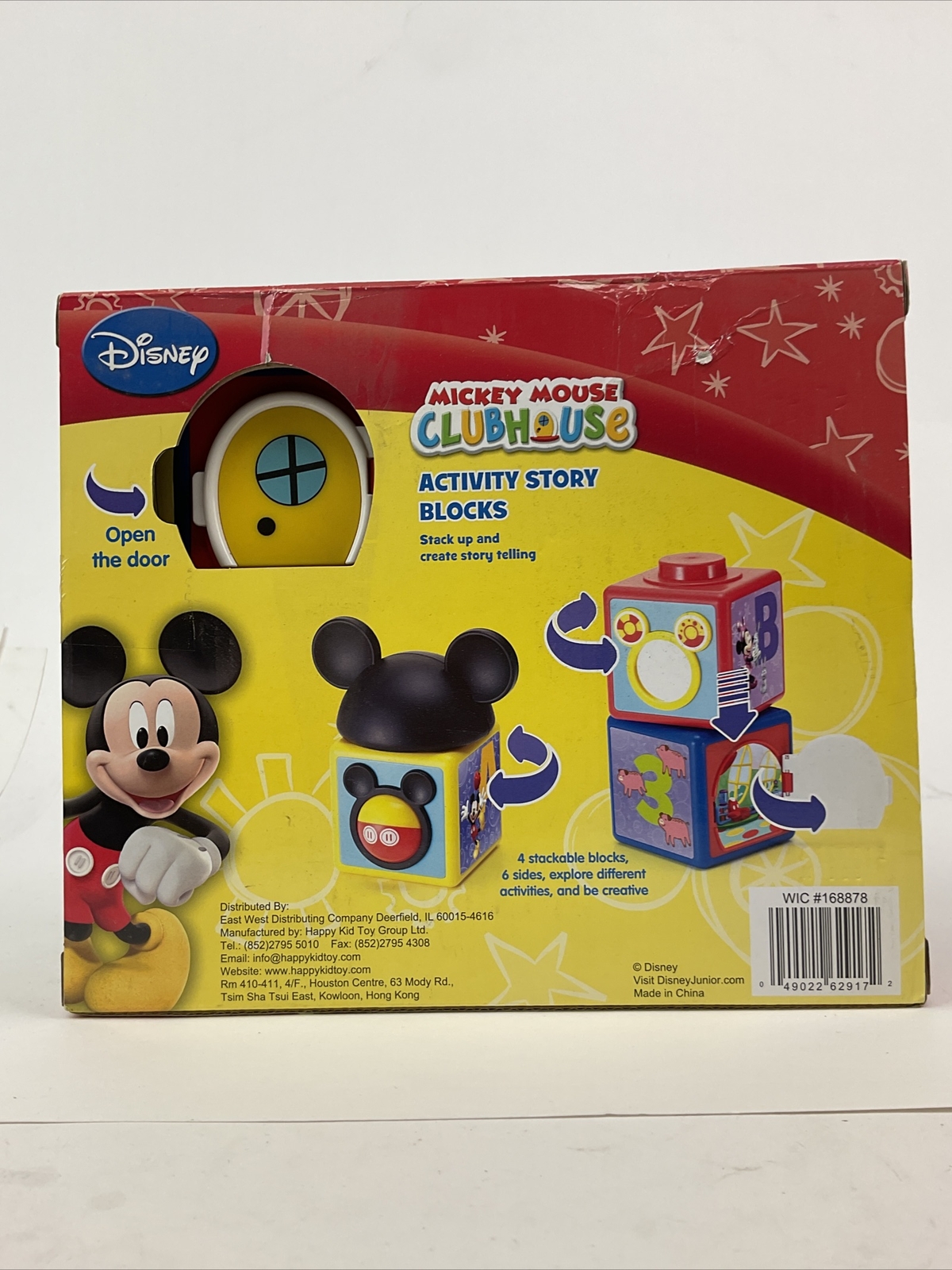 Mickey Mouse Clubhouse Activity Story Blocks 4 Blocks 6 Slides Ages 12m+ New