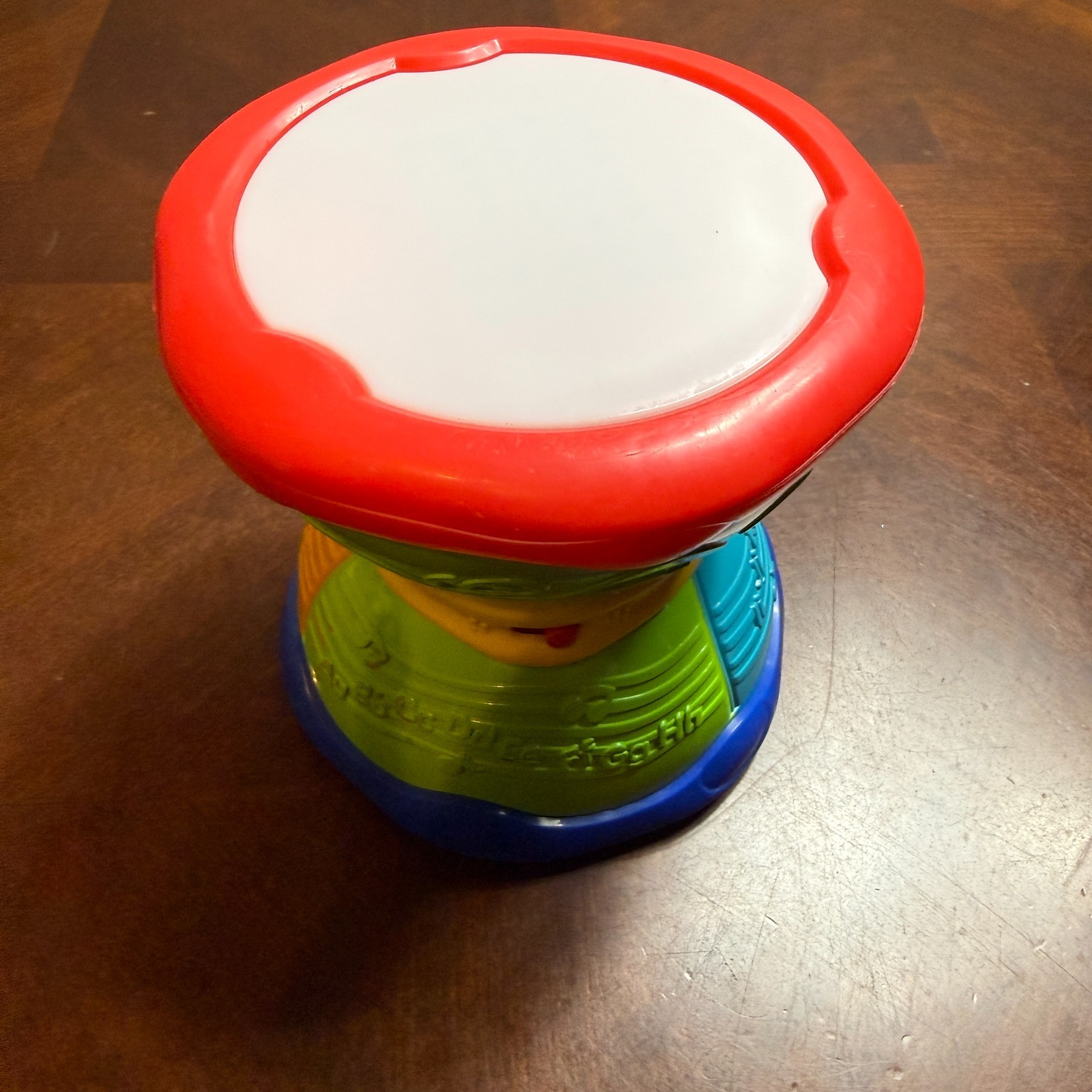 LeapFrog Learn & Groove ABC Drum English Spanish Music Sounds Lights Works