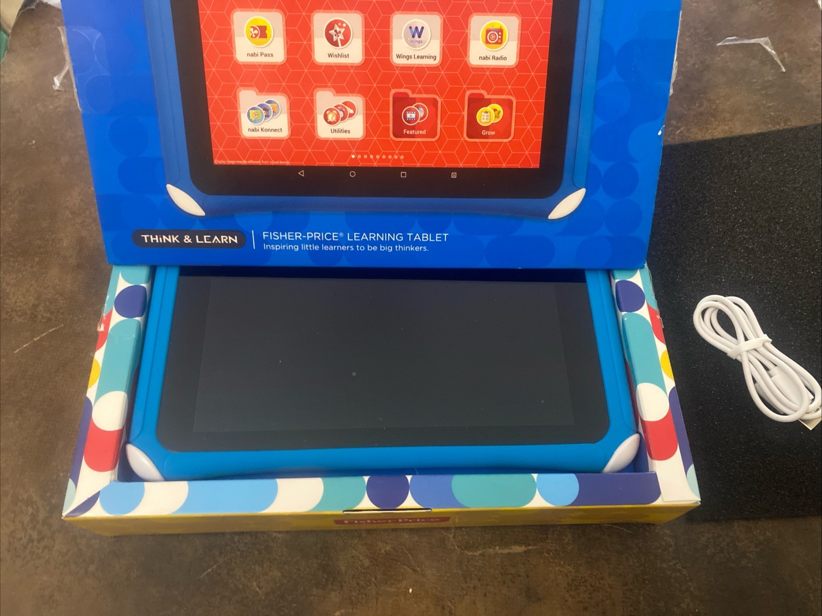 Nabi Fisher-Price Learning 7″ Kids Tablet Android FGC64-9993 numbers 16GB