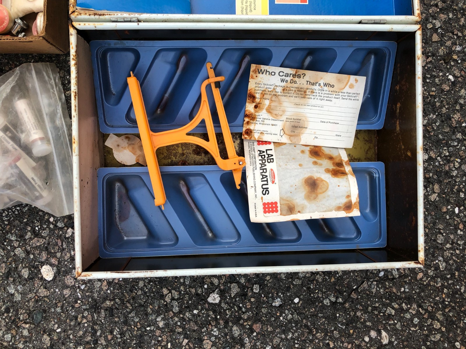 1960s Skil-Craft Chemistry Lab Set Nearly Complete Science Kit w/ Box Pyrex Tube