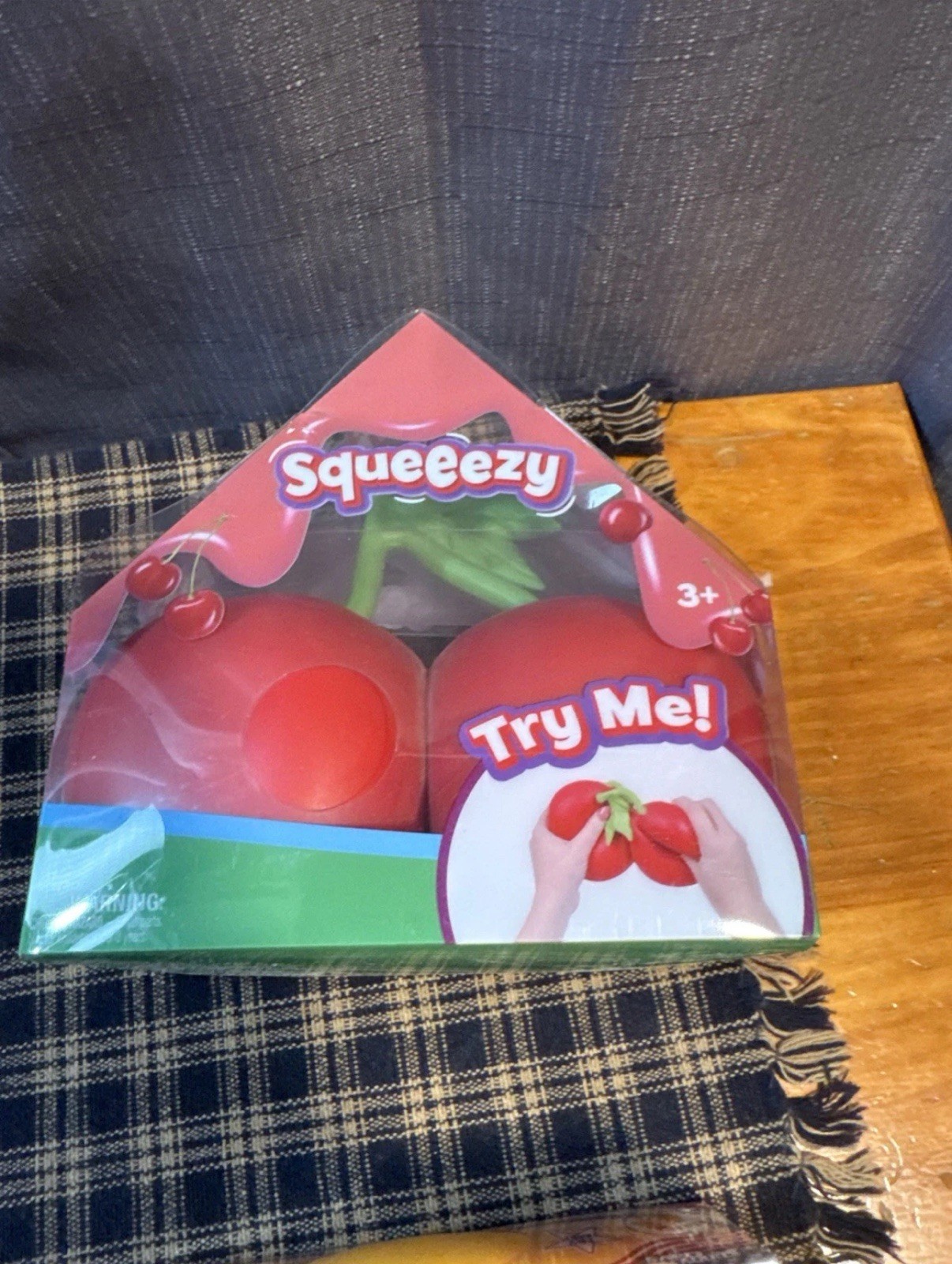 Sunny Days Squishy Toy Cherries & Hot Dog Squeeze Toys