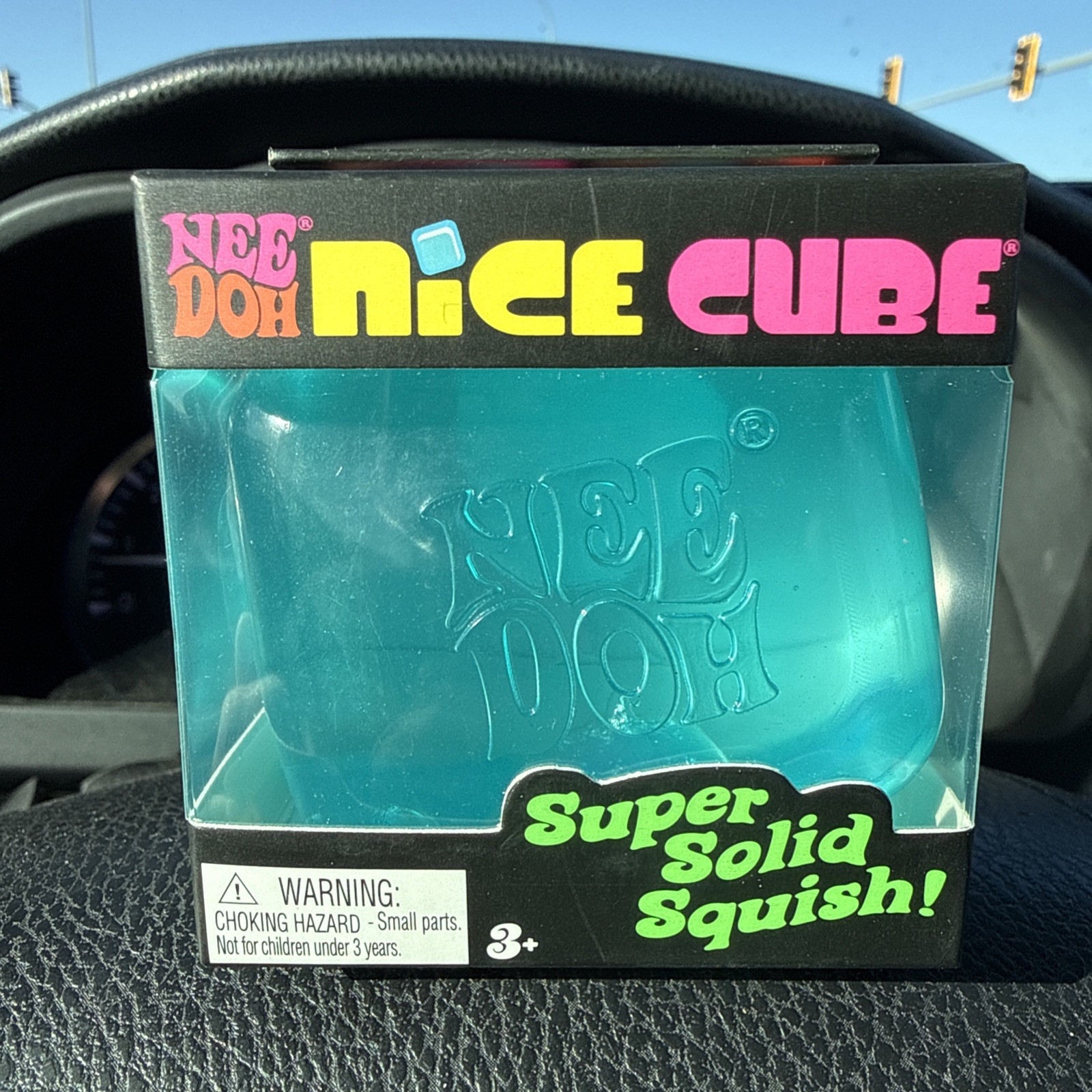 Nee Doh Nice Cube BLUE NEW IN BOX ships fast