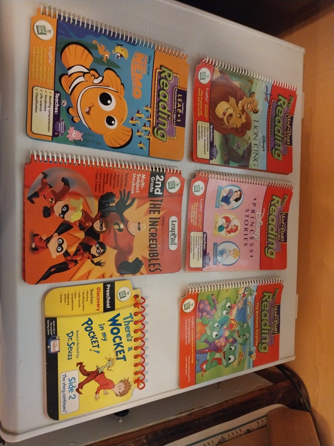 Lot Of 6 Leap Frog Leap Start Books Learn to Read