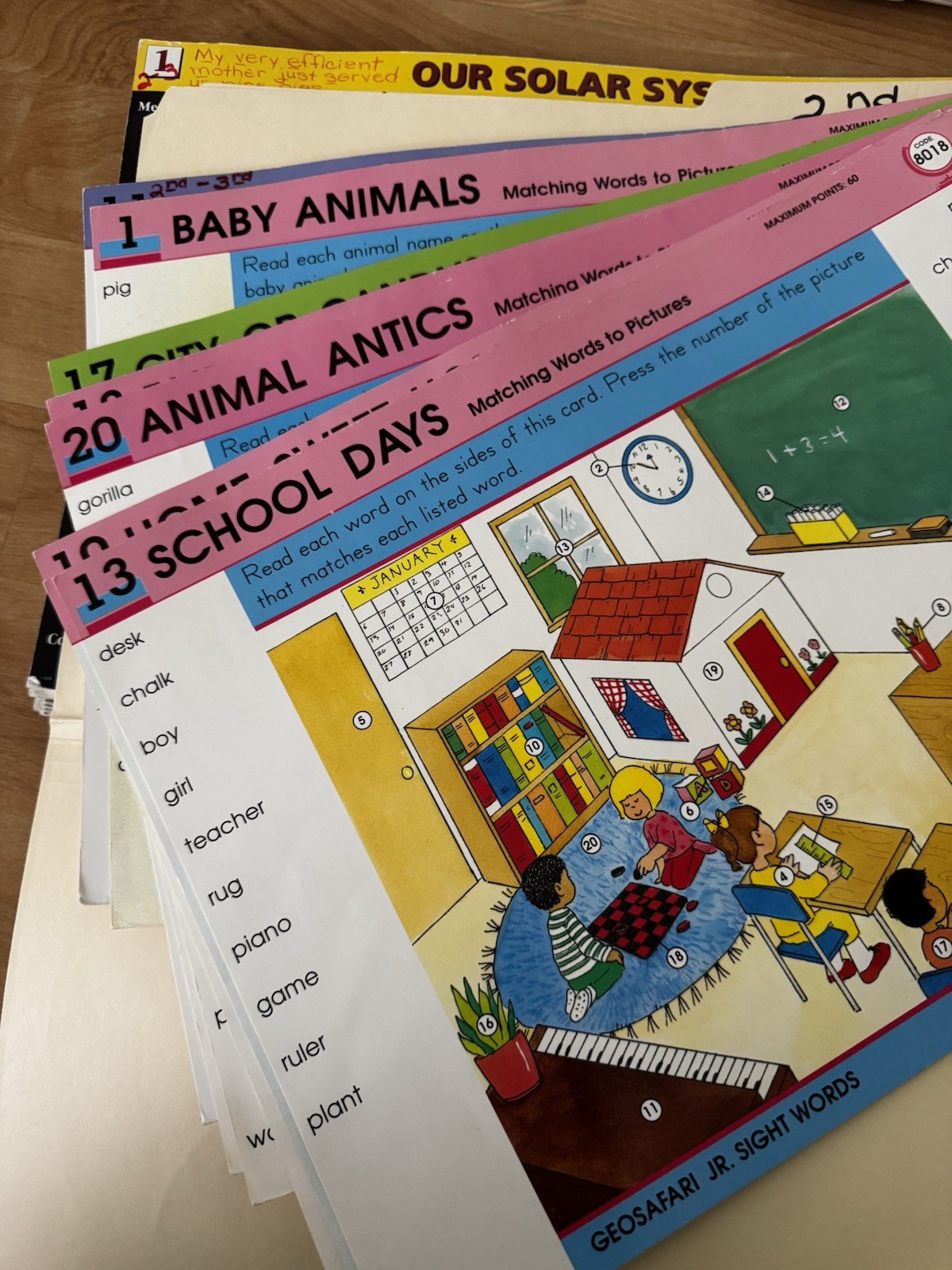 GeoSafari EI-8865 Electronic Learning Game VINTAGE TESTED WORKS W/ Tons Of Cards