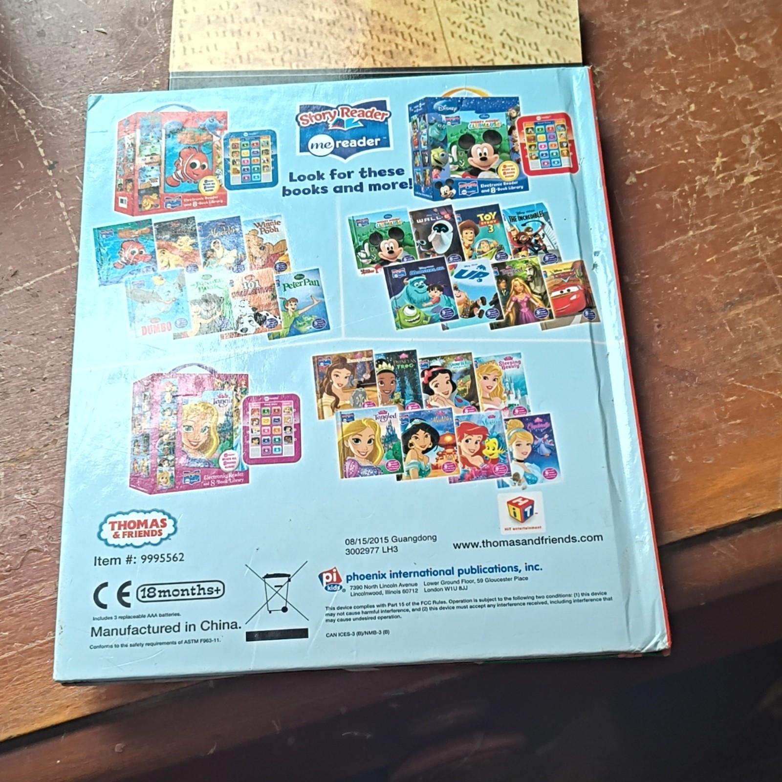 PI Kids Me Reader Ride with Thomas Book Reading/Phonics Thomas & Friends
