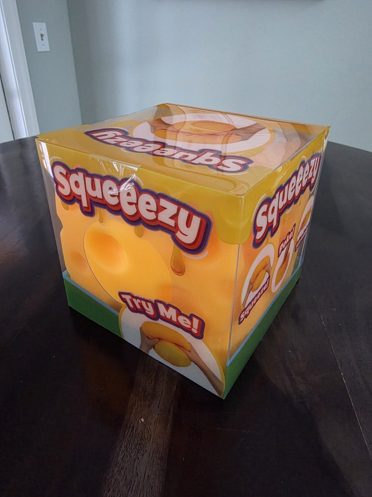 TikTok Viral Sunny Days Toymendous Squeeezy Jumbo Squishy CHEESE Sensory Toys