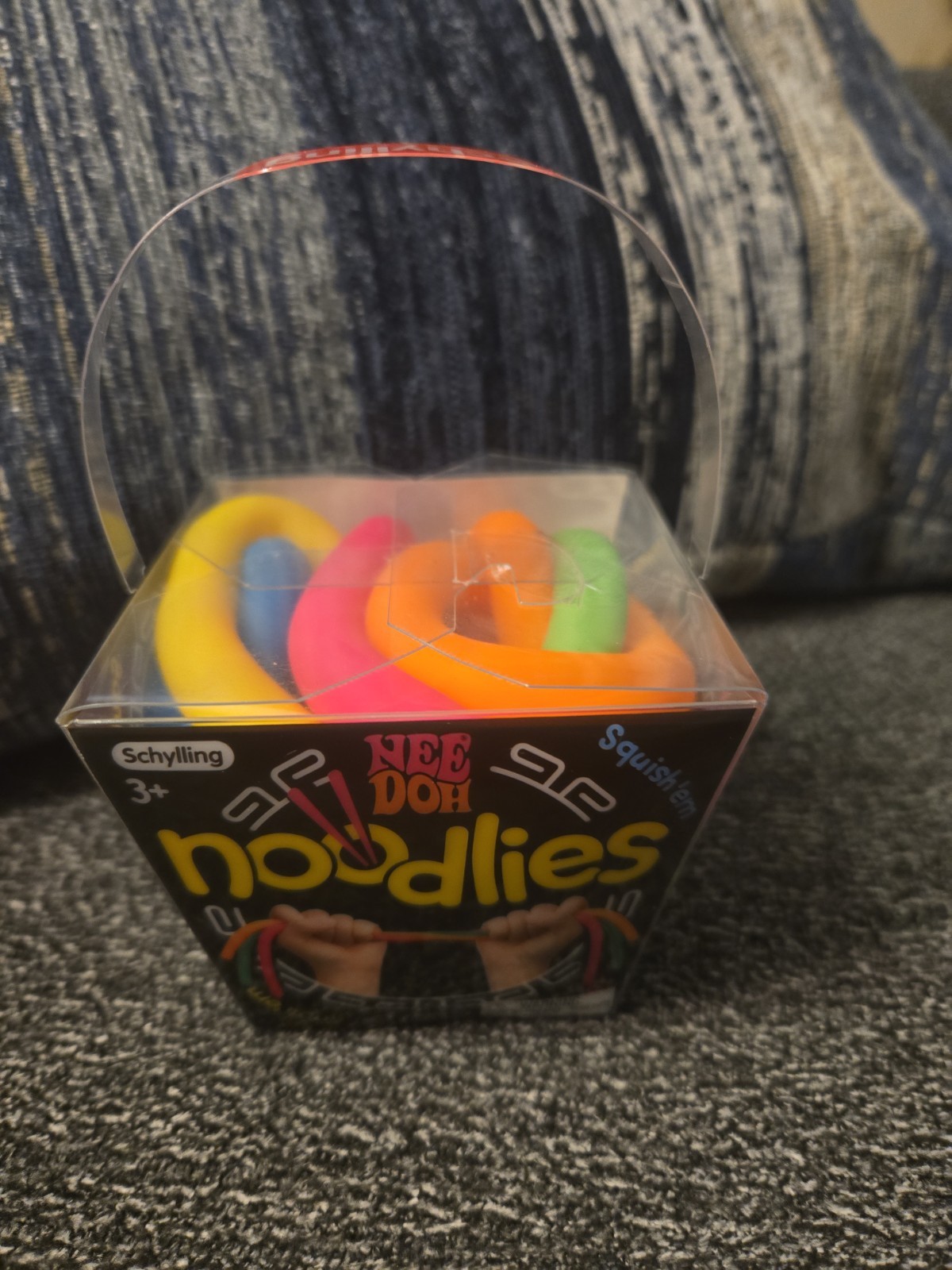 NeeDoh Noodlies Sensory Fidget Toy, RARE Nee Doh Stretchy Noodles AUTHENTIC USA