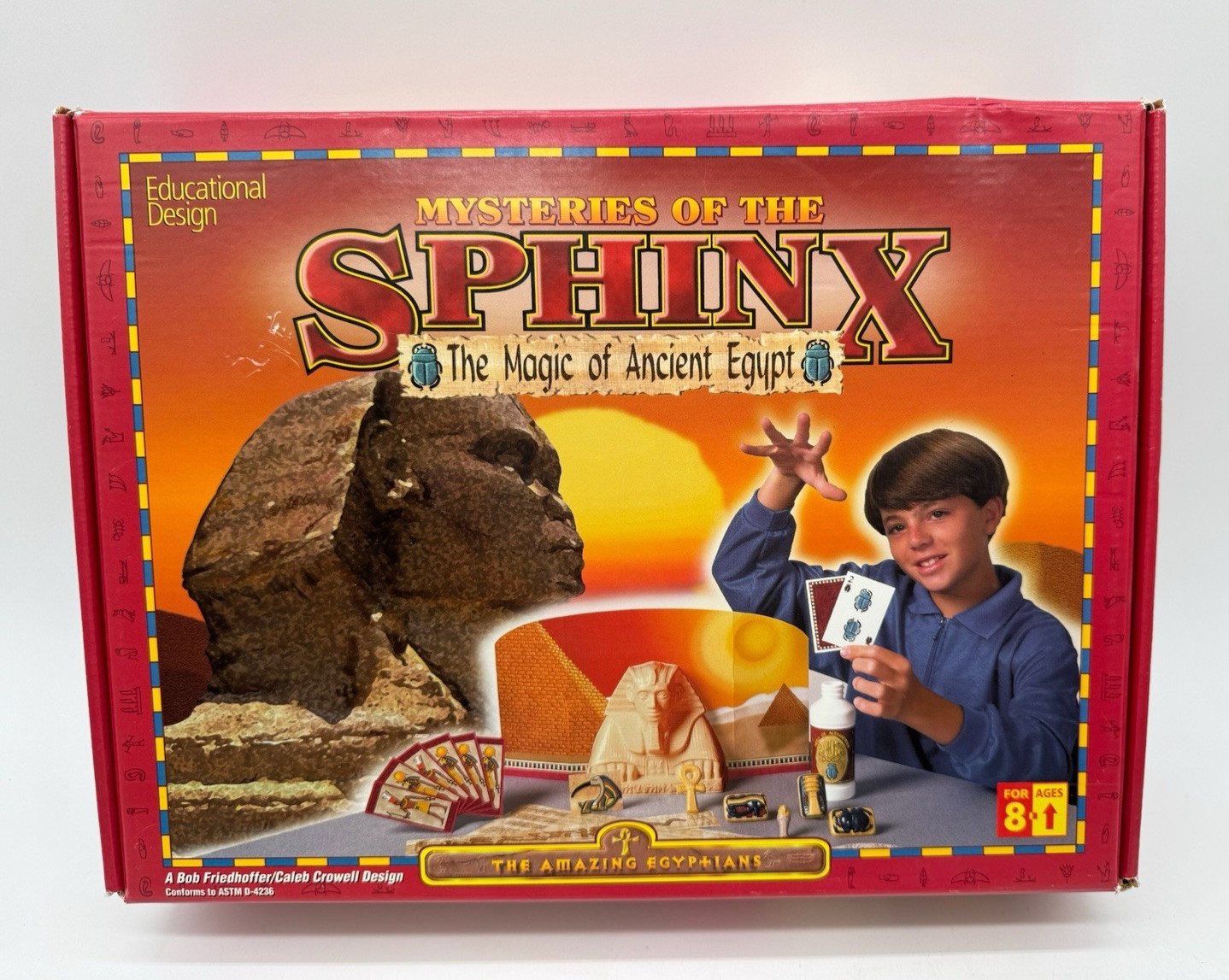Vintage 1998 MYSTERIES OF THE SPHINX The Magic of Ancient Egypt Educate COMPLETE