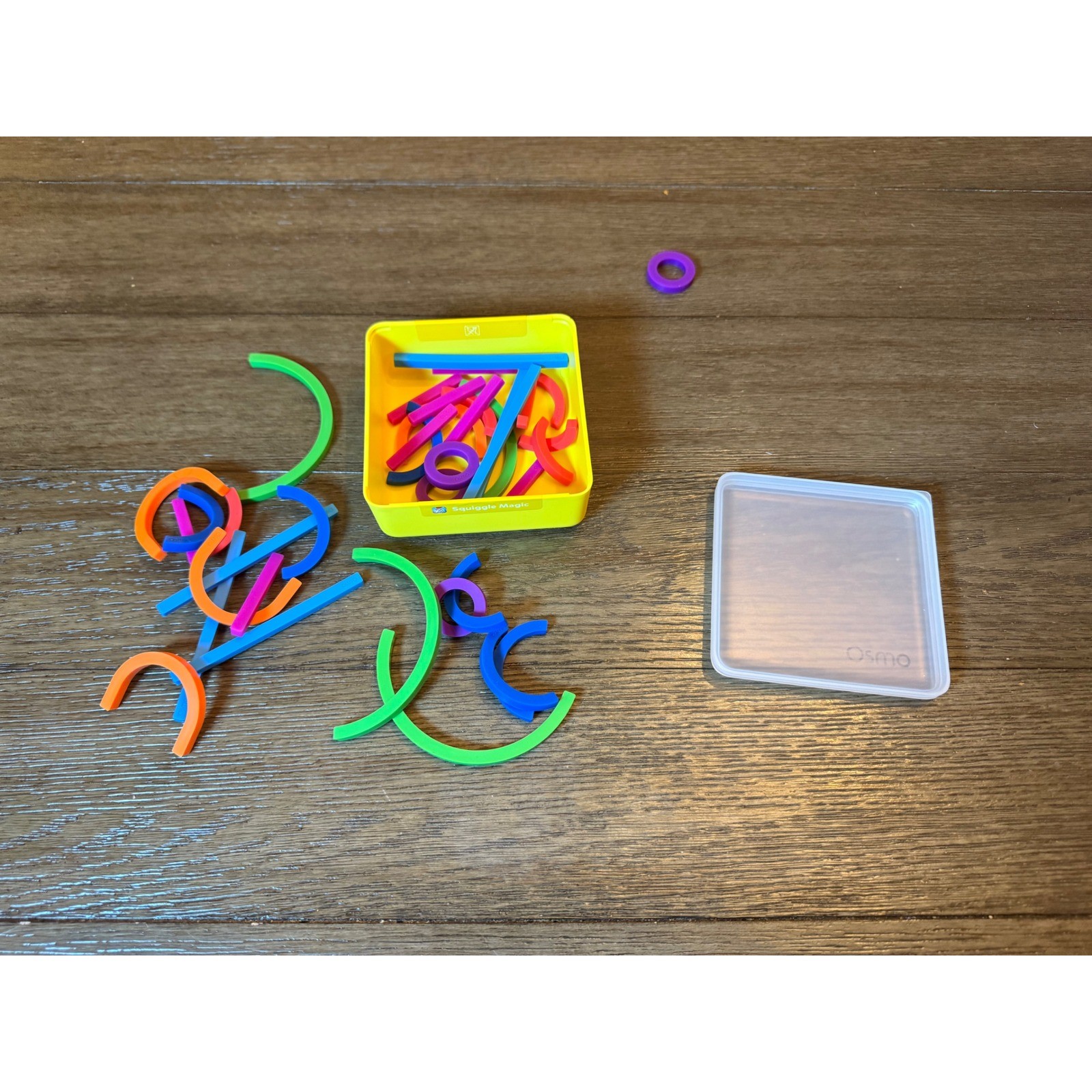 Osmo Squiggle Magic Sticks and Rings Kids OS Toy Colorful Silicone Pieces