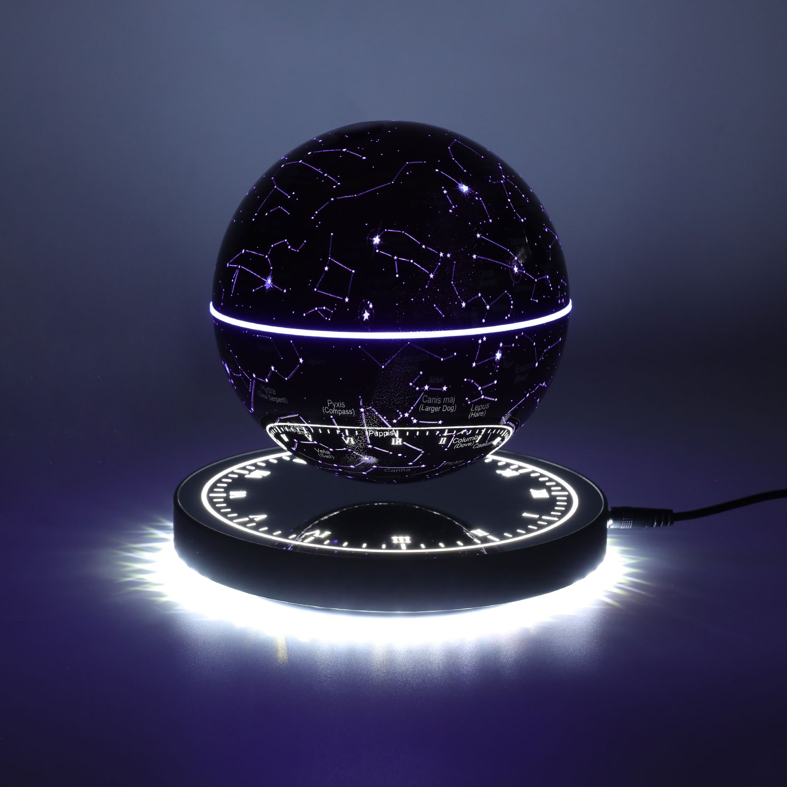 Magnetic Levitating Globe with LED Floating Globe Auto-Rotating Globe with Base