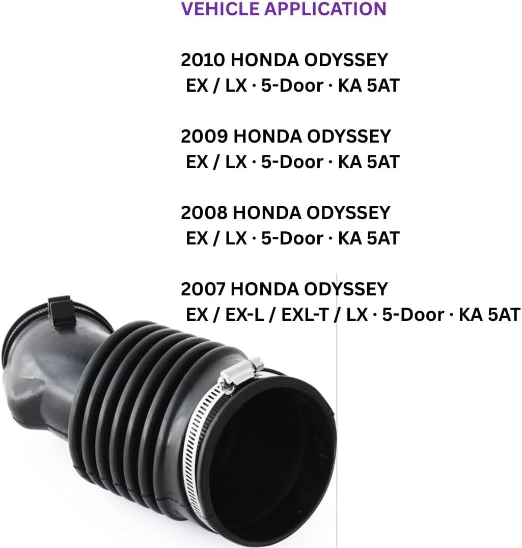 Air Intake Hose Kit for Honda Odyssey – Engine Filter & Duct Replacement