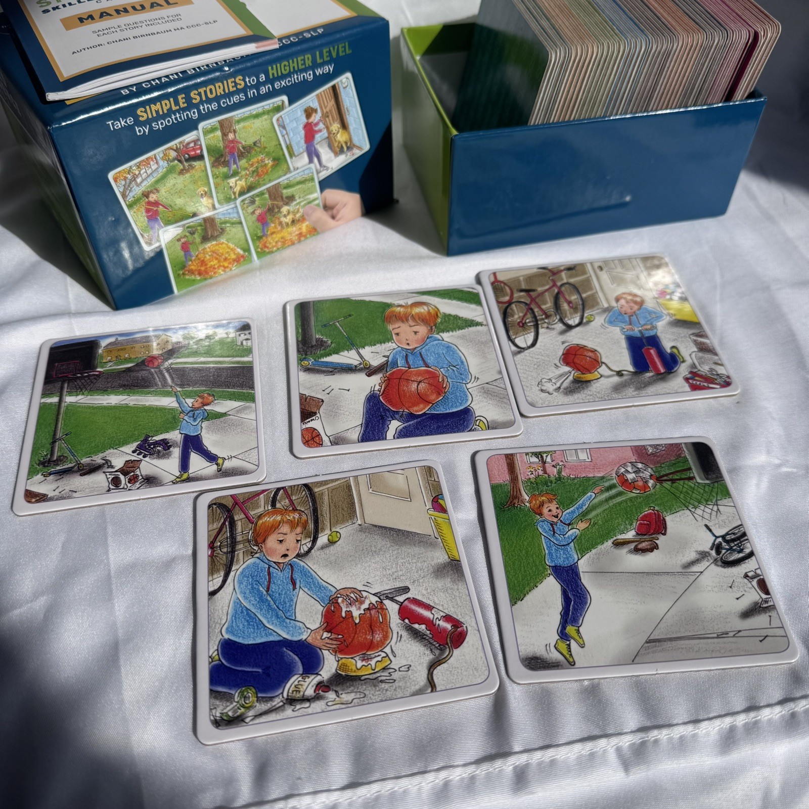 SkillEase Story Cues Skilled Sequence Cards Skill Ease Language Social Skills