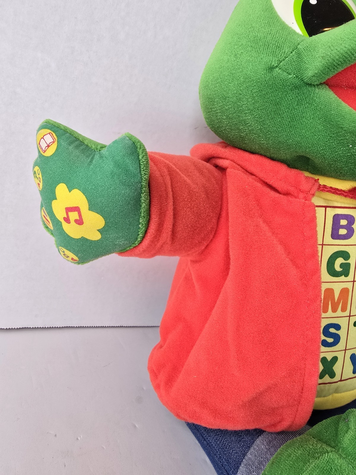 RARE 2001-03 READ & SING LITTLE LEAP INTERACTIVE PLUSH ABC LEARNING TOY 18″ TALL