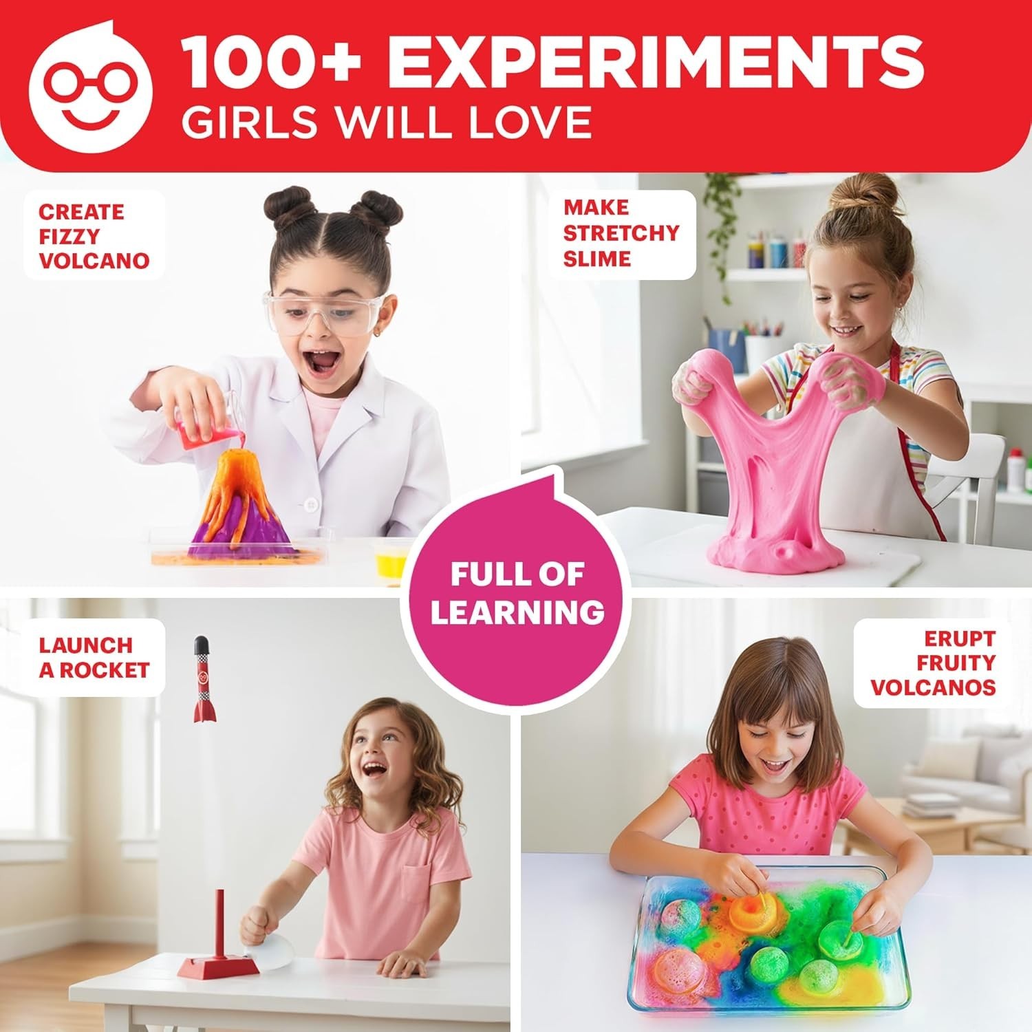 Doctor Jupiter First Amazing Science Kit Kids Ages 4+ STEM Toy 100+ Experiments
