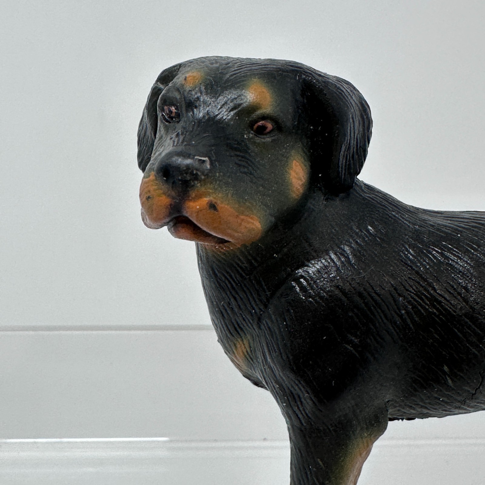 Schleich Rottweiler Figure Black Brown Dog Pet Animal Figurine 2.5″ 1999 Vintage