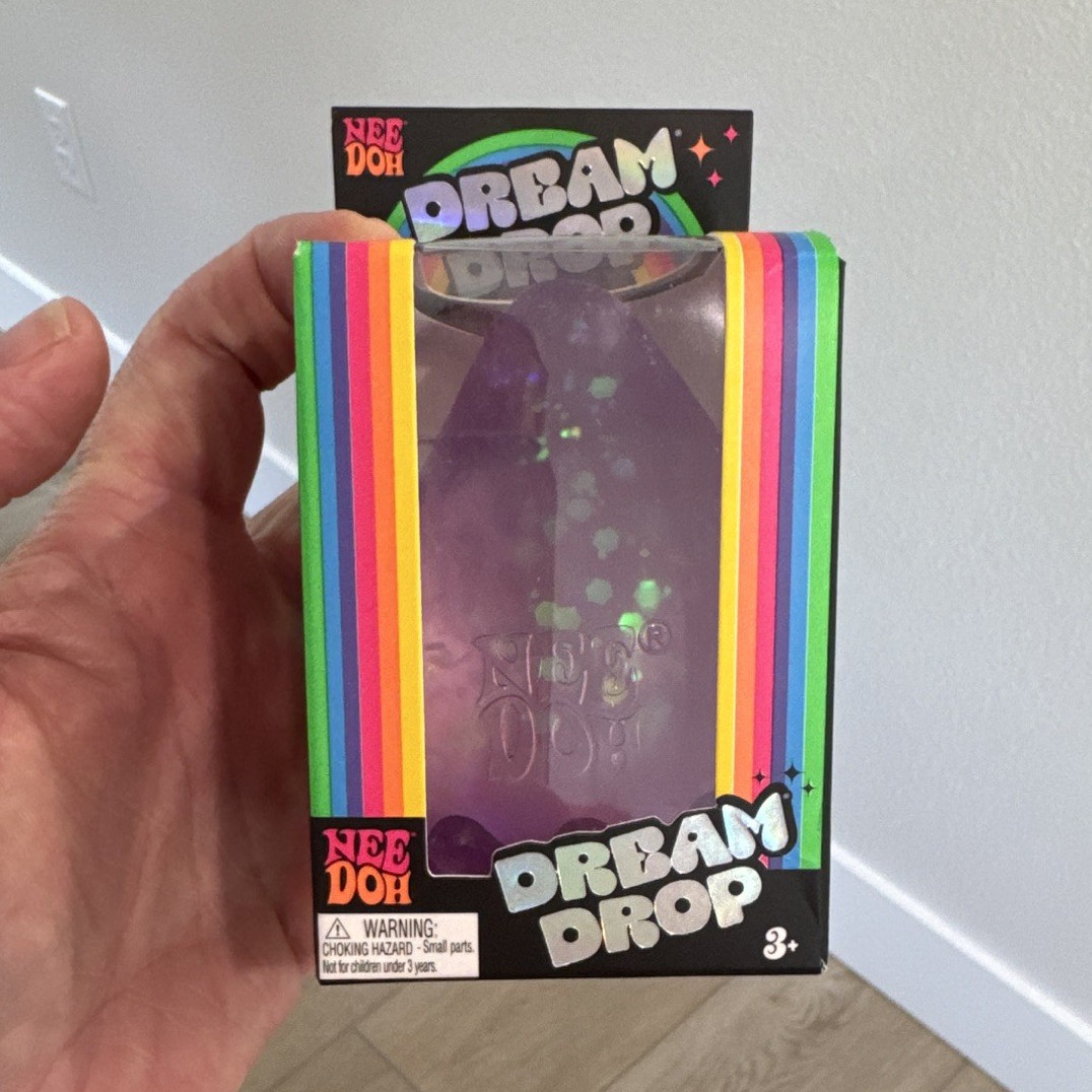 NeeDoh Dream Drop Tactile Squeeze Toy Purple/Green Ages 3+ 3-4 Years 26093NAB