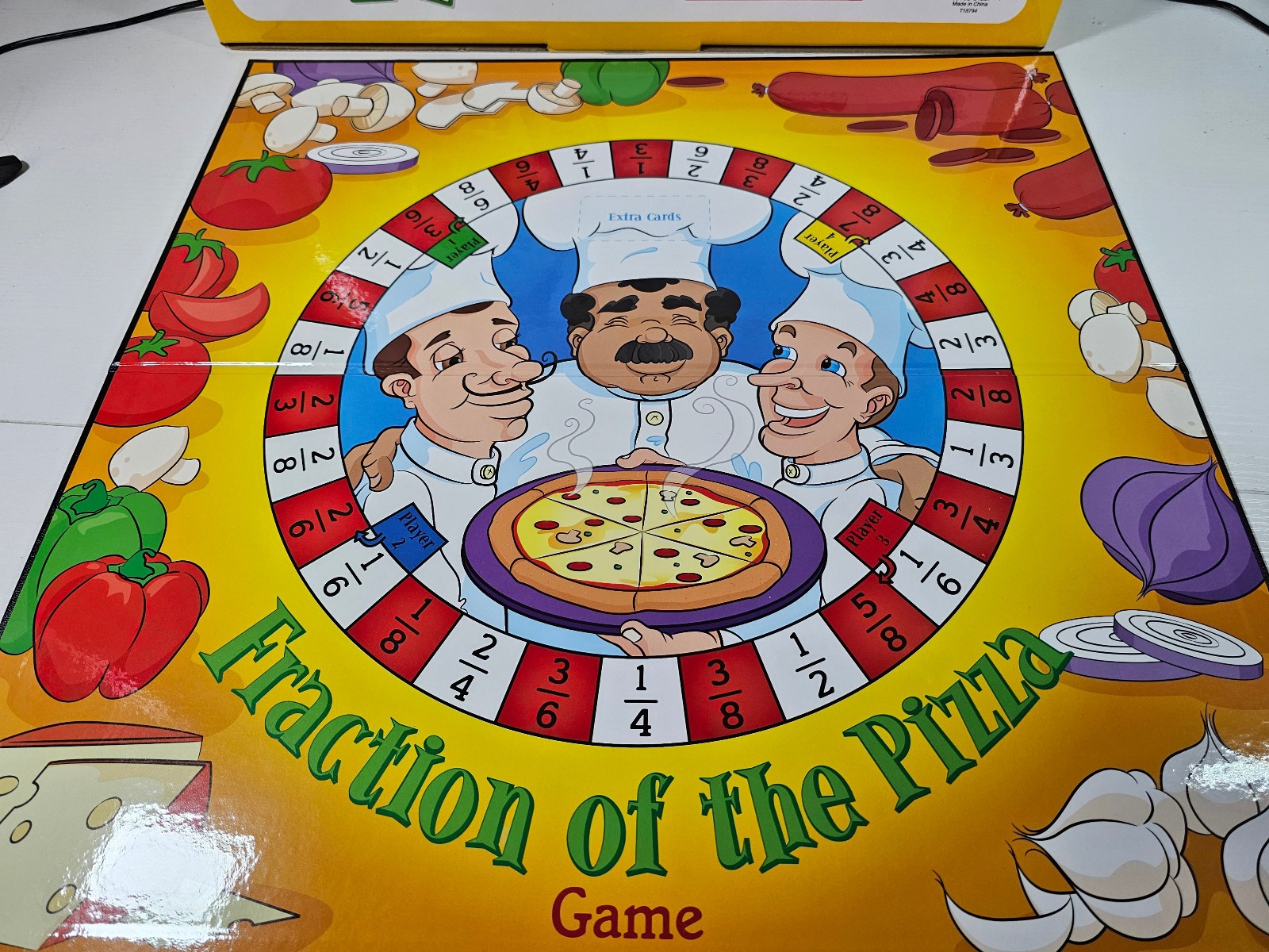 LOT Fraction Pizza Game, 120 Number Board, Abacus, Money Puzzle Homeschool