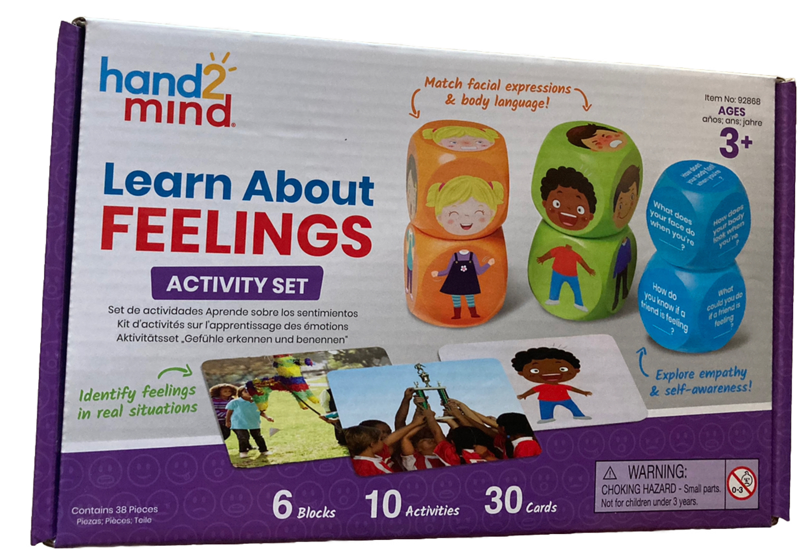 Hand2mind Learn About Feelings Activity Set NEW 3+
