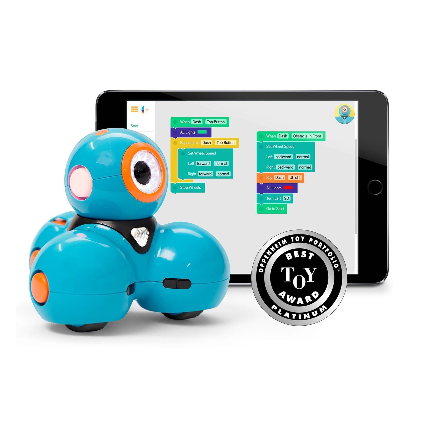 Wonder Workshop DA01 Dash Robot – Blue