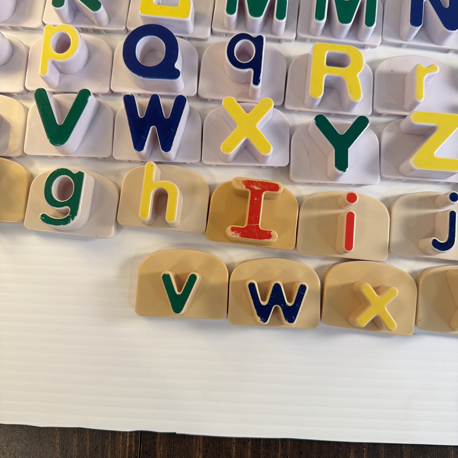 WORKING Leap Frog Word Whammer Fridge Phonics Set with 58 Magnetic Letters 2004