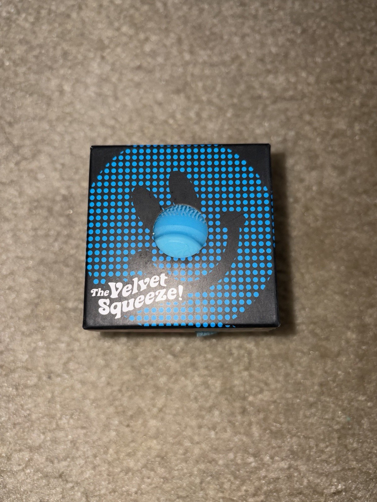 Schylling Nee Doh Flower Power Fuzz Ball Blue Authentic & Unopened