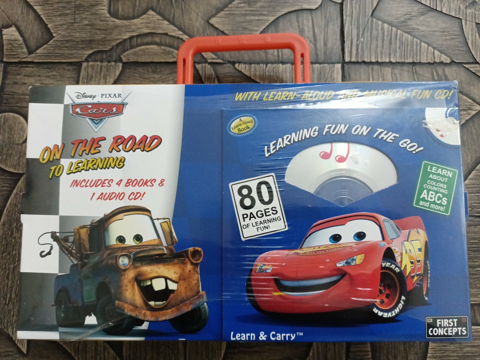 Disney/Pixar Cars On the Road to Learning 4-book Learn & Carry Pack w/ Audio CD