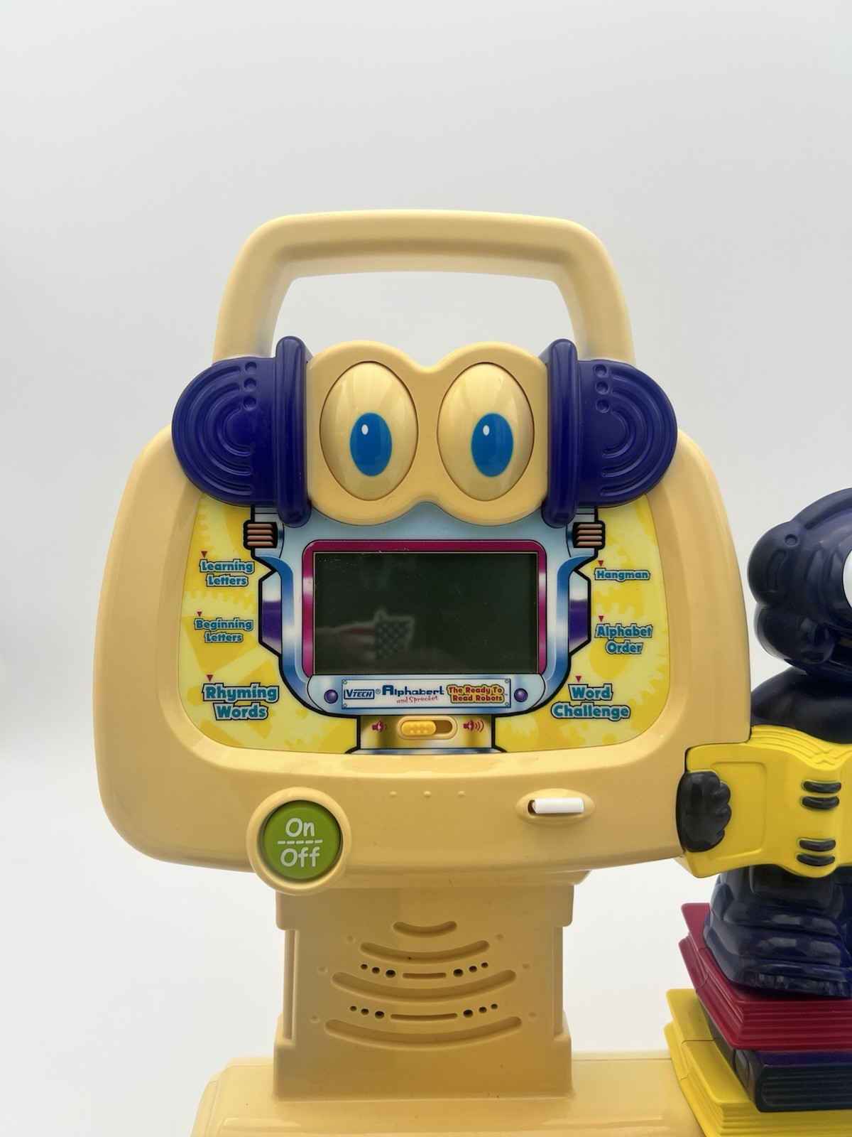 Vintage Vtech Alphabert and Sprocket The Ready To Read Robots Learning *VIDEO*