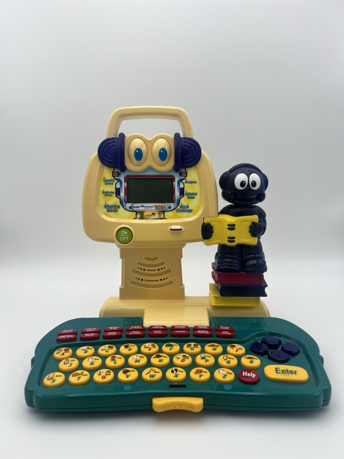 Vintage Vtech Alphabert and Sprocket The Ready To Read Robots Learning *VIDEO*