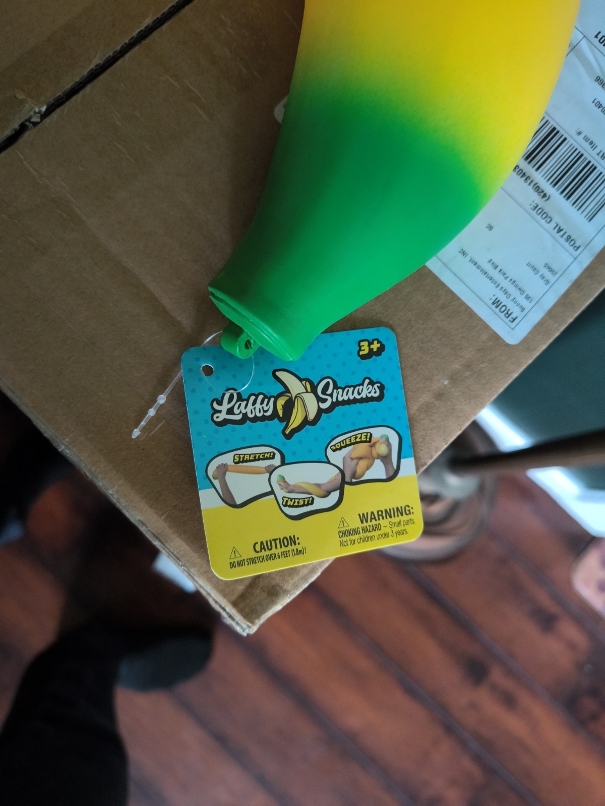 Sunny Days Jumbo Banana Squishy XL Sensory Stress Relief Toy Soft Squeeze NEW