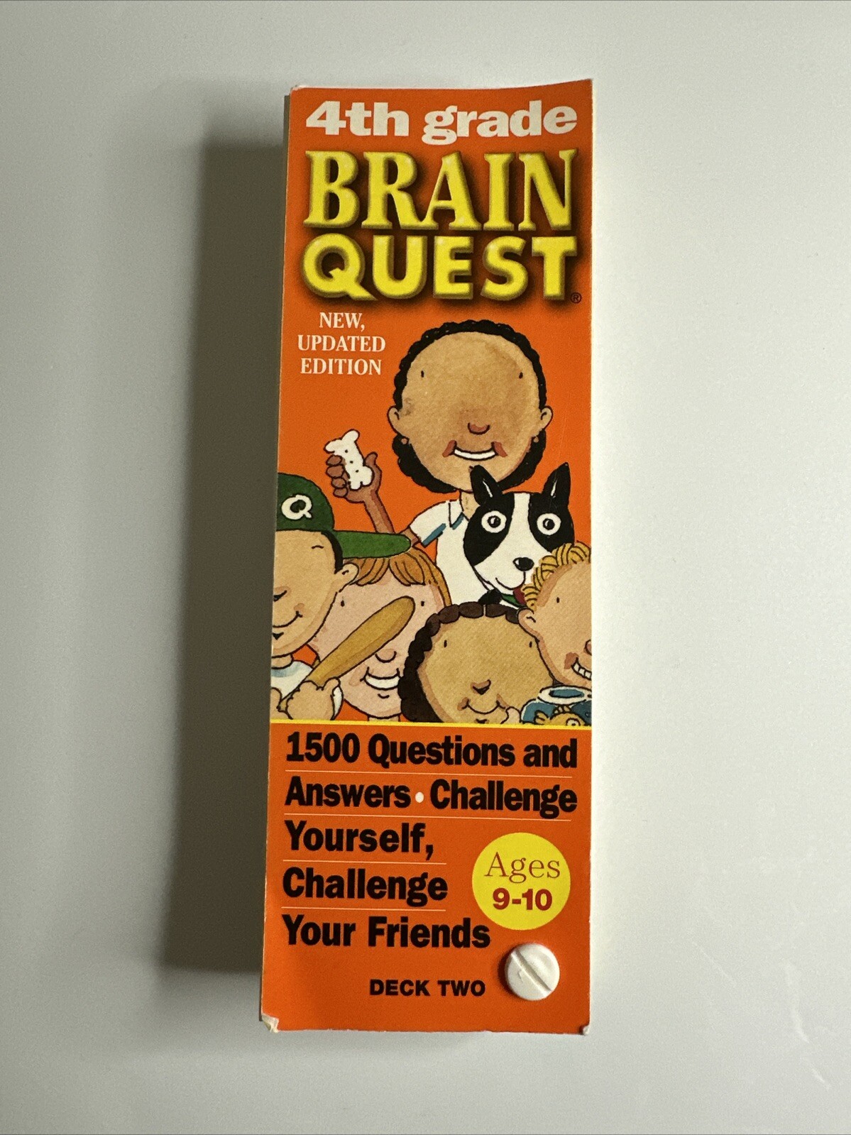 BRAIN QUEST 4th Grade , Deck Two ,Age 9-10 Q & A Game , Good Cond, 1500 Qs