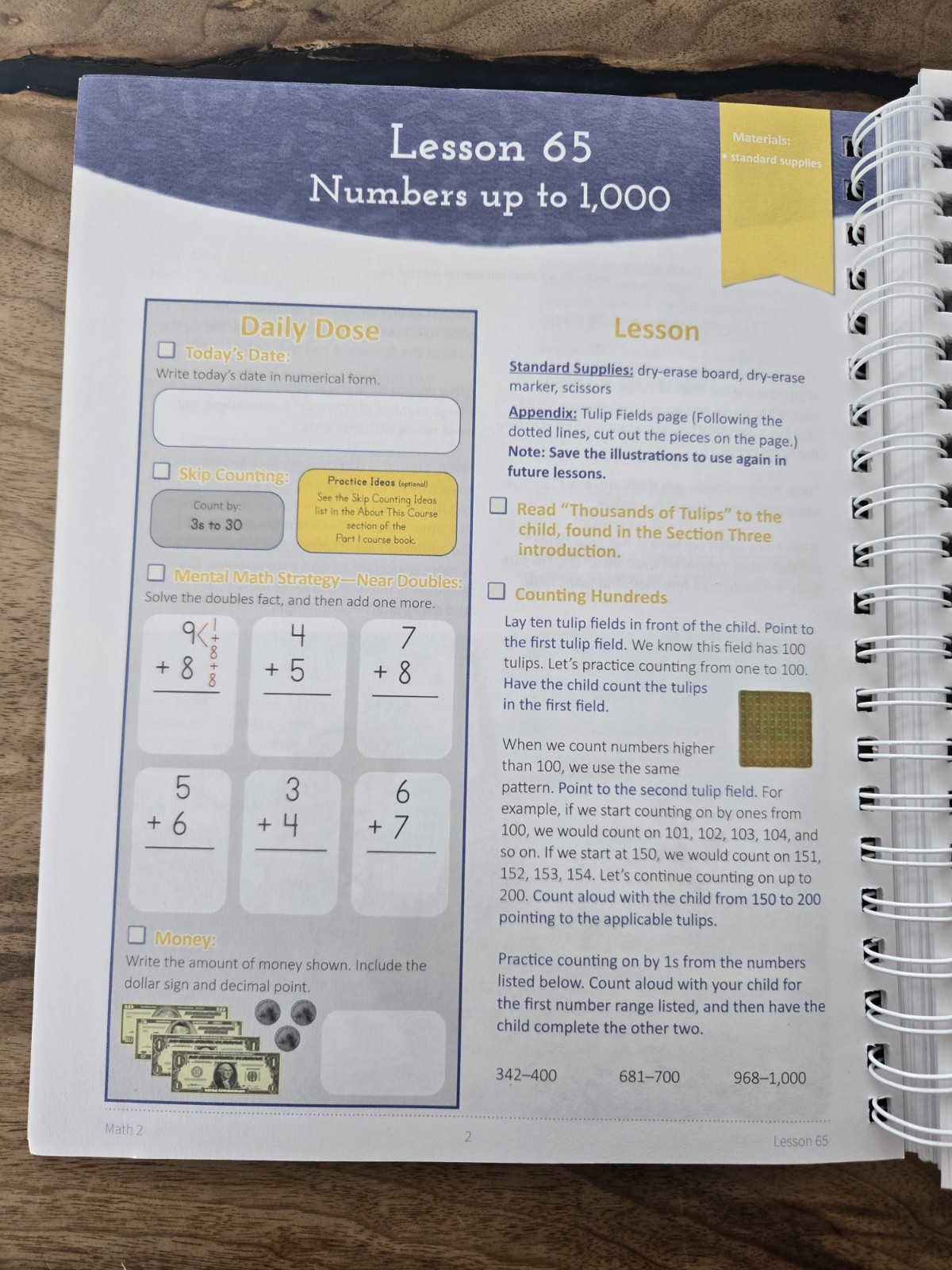 The Good and the Beautiful Math 2 Course Books Parts 1 & 2 Homeschool Workbooks